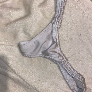 COPY - white scrunchie thong